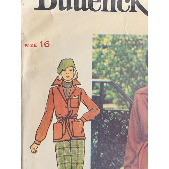 Butterick Misses Jacket Skirt Pants Sewing Pattern Sz16 5728 - Uncut - Picture 2 of 4
